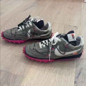 Off-White x Nike Black & Pink Sneakers